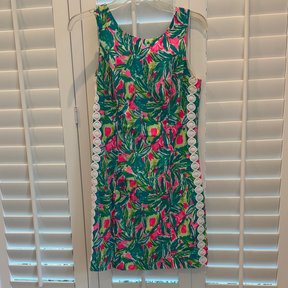 HTF Lilly Pulitzer "Guac and Roll" Mila Shift dress